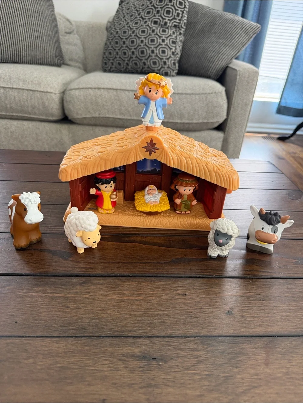 Fisher Price Little People Nativity Set Christmas Manger Scene Figures